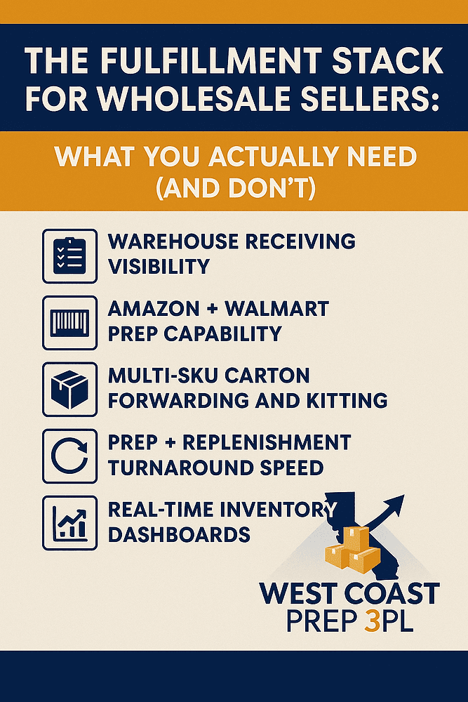 The Fulfillment Stack for Wholesale Sellers: What You Actually Need (and Don't)